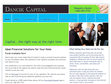 Tablet Screenshot of dancikcapital.com